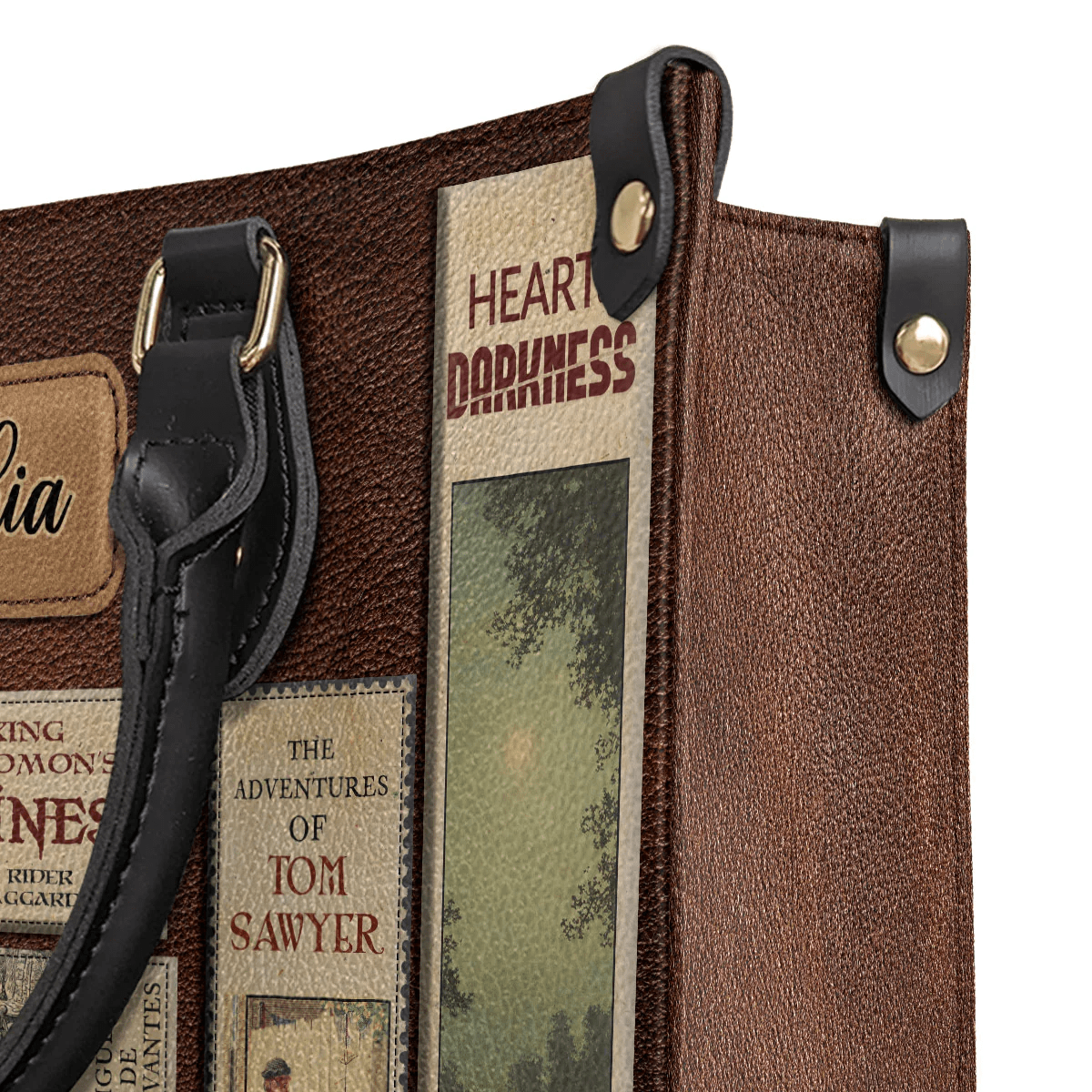 Personalized Handbags for Adventure Books Lovers, Libro Handbags, The Perfect Leather Bag Gift