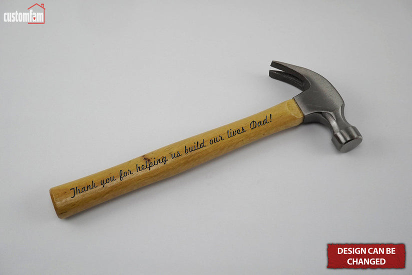 Personalized Engraved Hammer Gift , Anniversary Gifts For Father's Day, Gifts For Dad