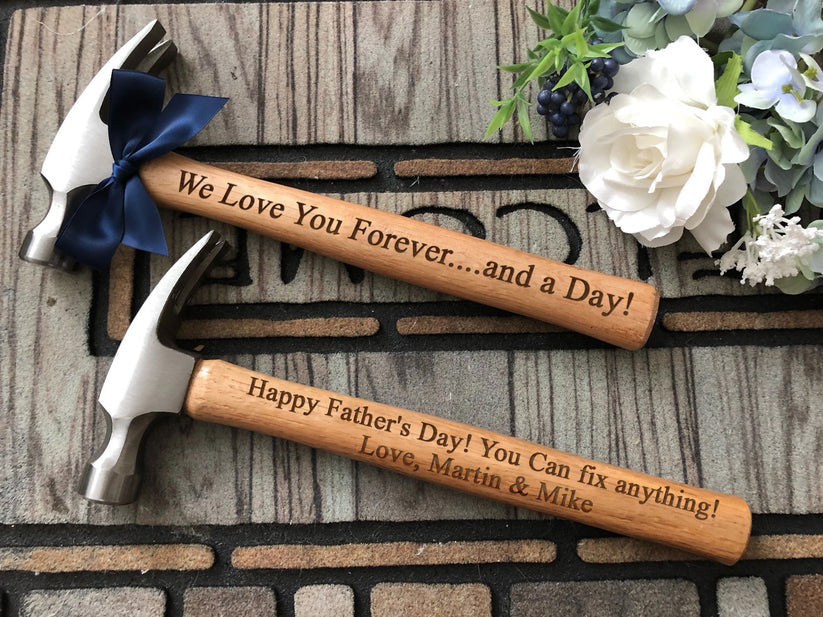 Personalized Engraved Hammer, Gift Idea For Him On Father's Day, Customized Engraved, Father's Day Gift Idea
