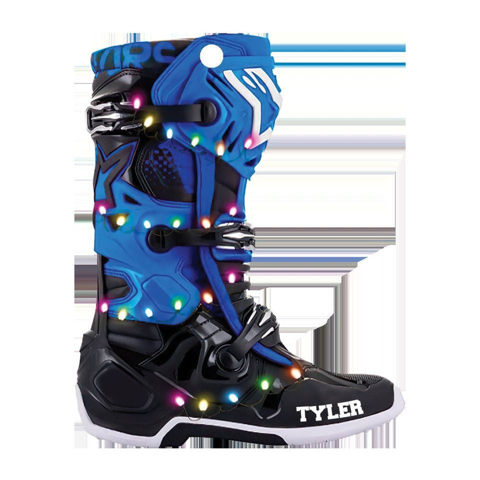 Personalized Motocross Shoes With Christmas Ornament, Ornament Decor