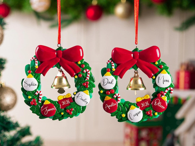 Personalized Family Christmas Ornament, 2025 Custom Family Ornament, Christmas Tree Ornament, Family Christmas Gift, Christmas Decor