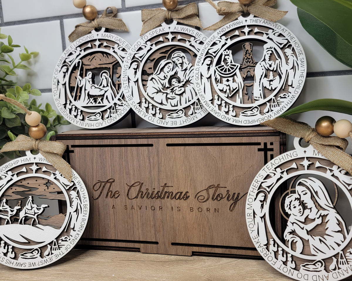 Christmas Story Wood Sign, Family Christmas Ornament, Christmas Decor