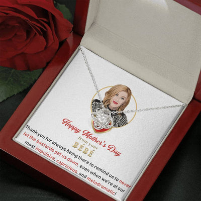 For Mom - Mother's Day Gift - Love Knot Necklace Gift For Mom