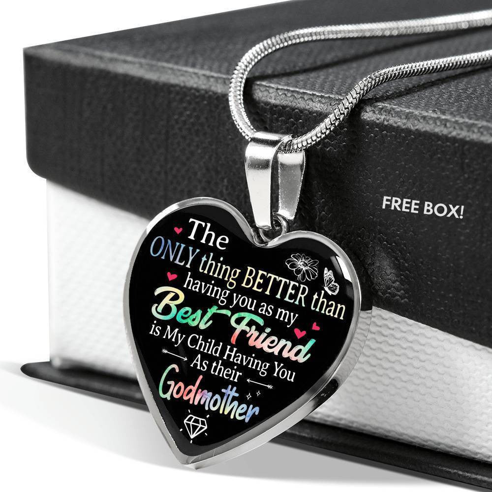 Best Friend Heart Necklace The Only Thing Better Than - Heart Pendant Necklace
