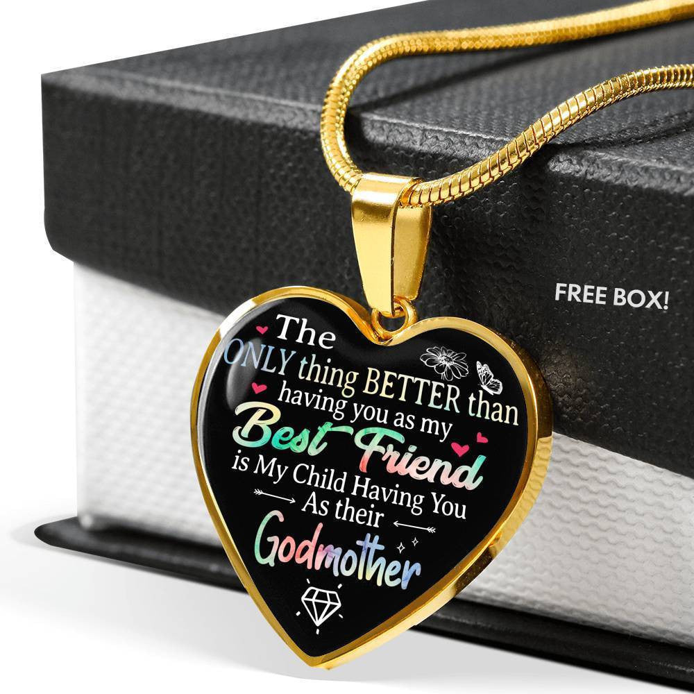 Best Friend Heart Necklace The Only Thing Better Than - Heart Pendant Necklace
