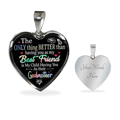 Best Friend Heart Necklace The Only Thing Better Than - Heart Pendant Necklace