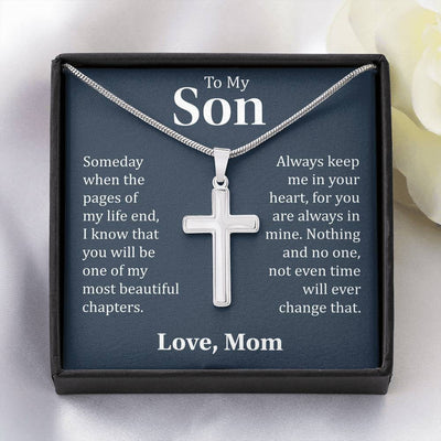 To My Son - Beautiful Chapter - Artisan Cross Necklace