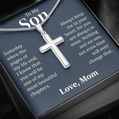 To My Son - Beautiful Chapter - Artisan Cross Necklace
