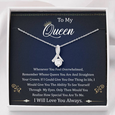 To My Queen, I will love you always - Alluring Beauty Necklace Gift From Husband