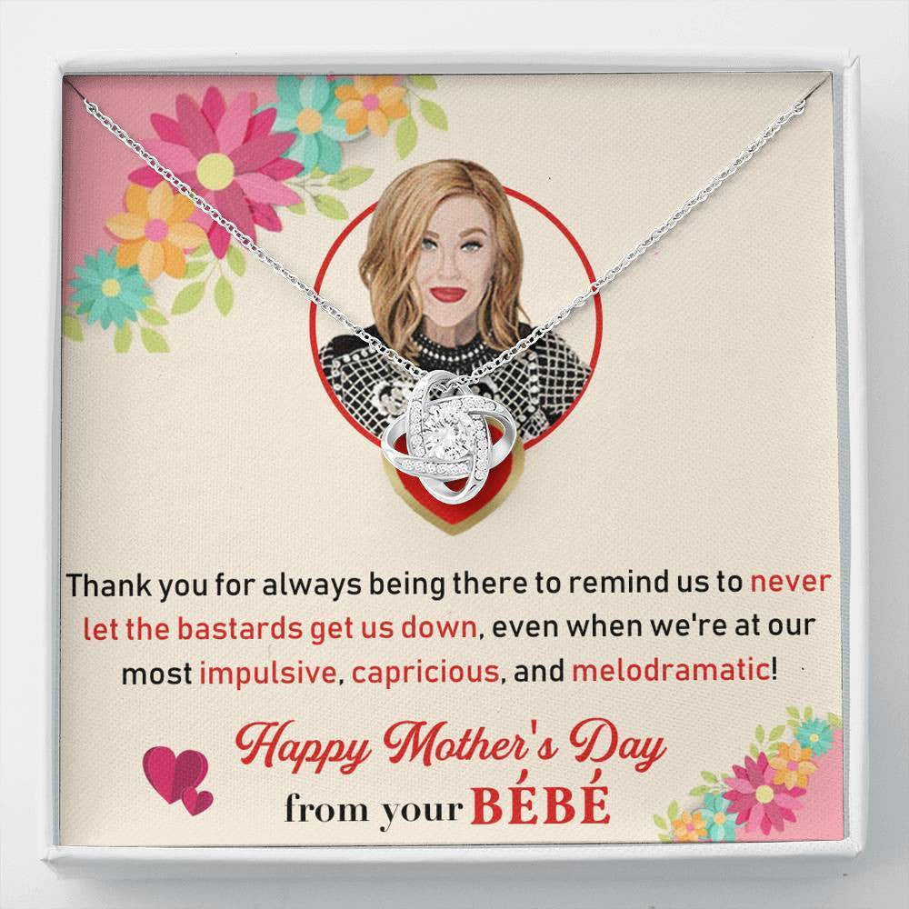 For Mom - Mother's Day Gift - Unique Gifts For Mama Love Knot Necklace