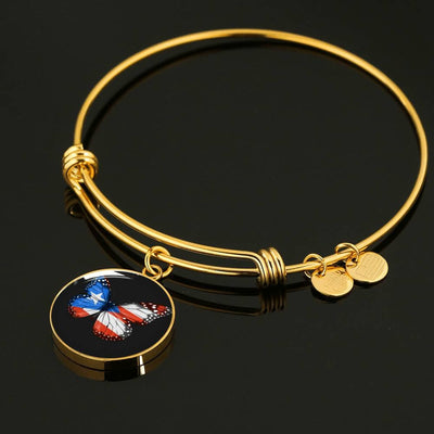 Butterfly Bracelet - Luxury Circle Bangle Bracelet Gift Idea