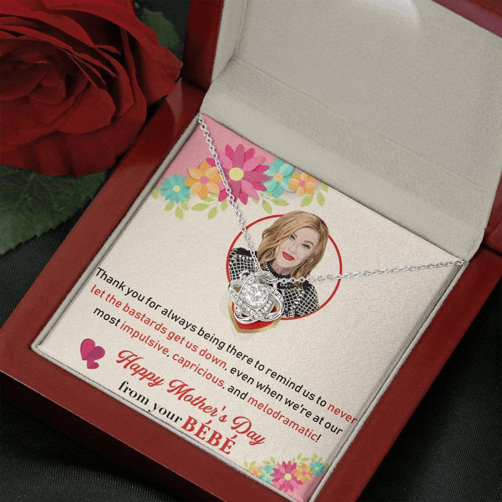 For Mom - Mother's Day Gift - Unique Gifts For Mama Love Knot Necklace