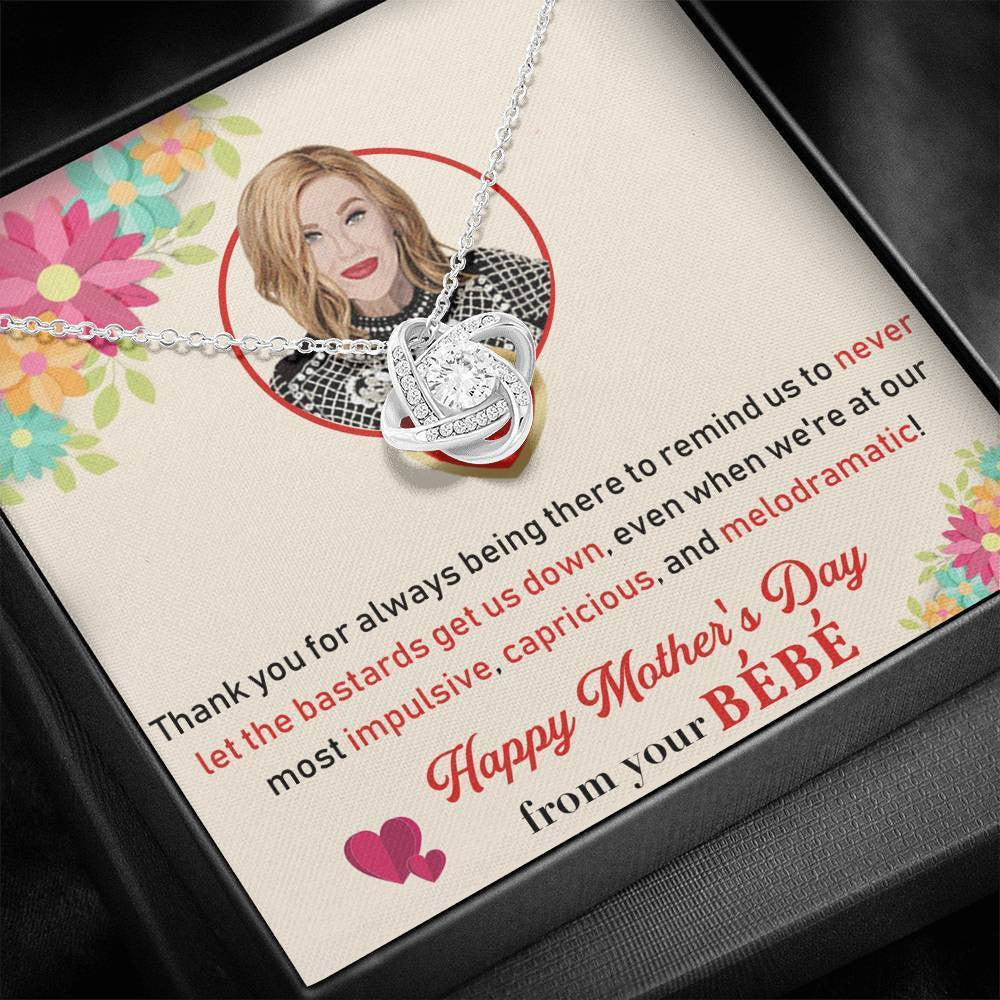 For Mom - Mother's Day Gift - Unique Gifts For Mama Love Knot Necklace