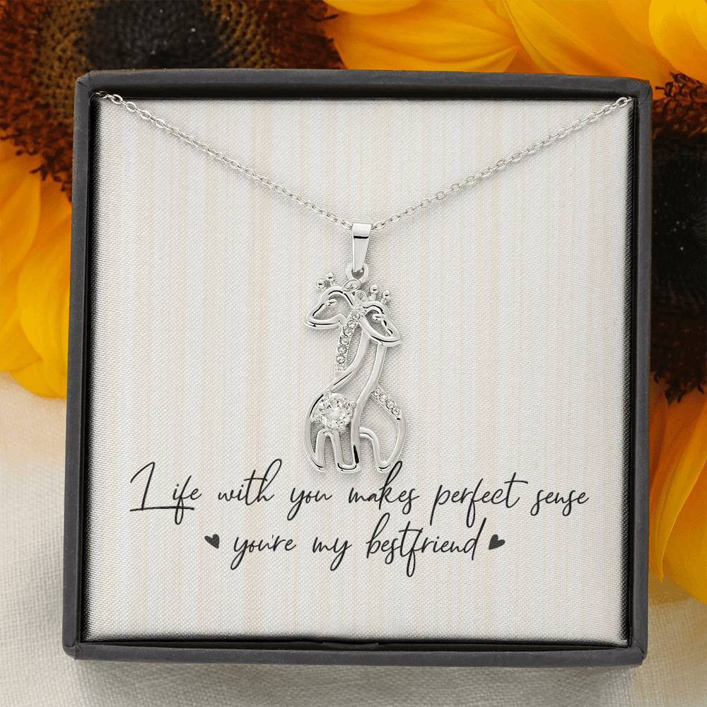 Best Friends Giraffe Necklace - Graceful Love Giraffe Necklace