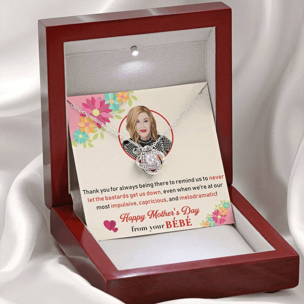 For Mom - Mother's Day Gift - Unique Gifts For Mama Love Knot Necklace