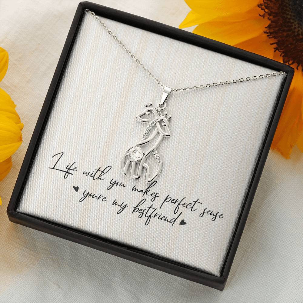 Best Friends Giraffe Necklace - Graceful Love Giraffe Necklace