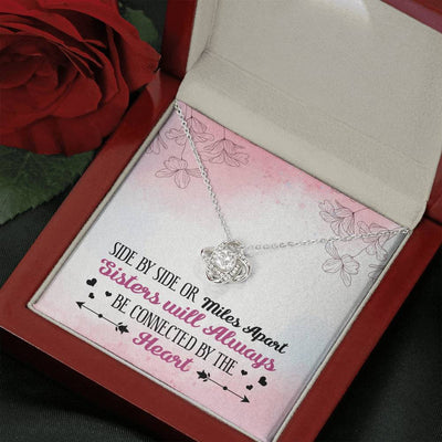 Sisters Apart - Love Knot Necklace Luxury Birthday Gift For Her