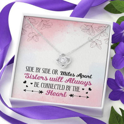 Sisters Apart - Love Knot Necklace Luxury Birthday Gift For Her