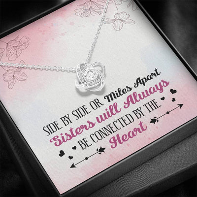 Sisters Apart - Love Knot Necklace Luxury Birthday Gift For Her