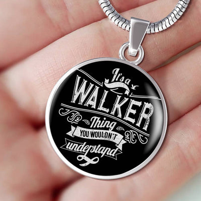 Walker Family - Luxury Circle Pendant Necklace Perfect Gift Idea For Her/Him