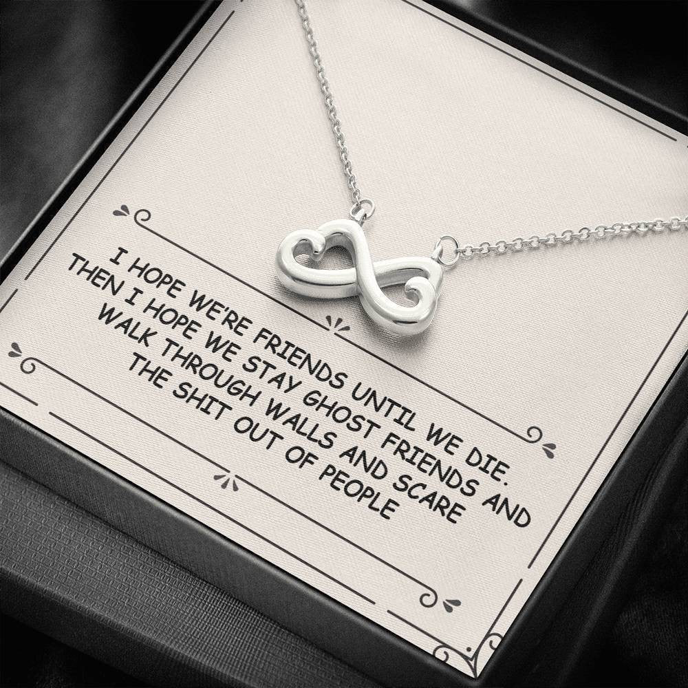 Ghost Friends - Infinity Hearts Necklace Romantic Gift For Her