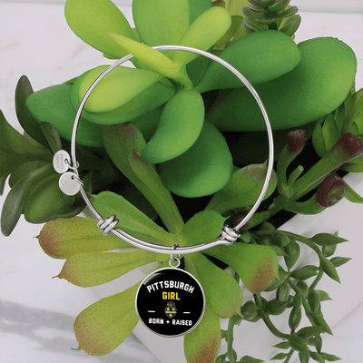 Pittsburgh Girl - Luxury Circle Bangle Bracelet Gift Idea