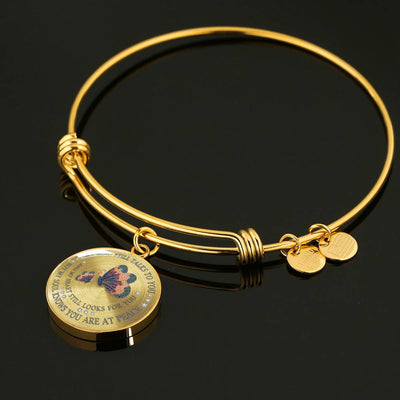 My Mind Still Talks To You, Butterfly, Luxury Bangle - Luxury Circle Bangle Bracelet Gift Idea