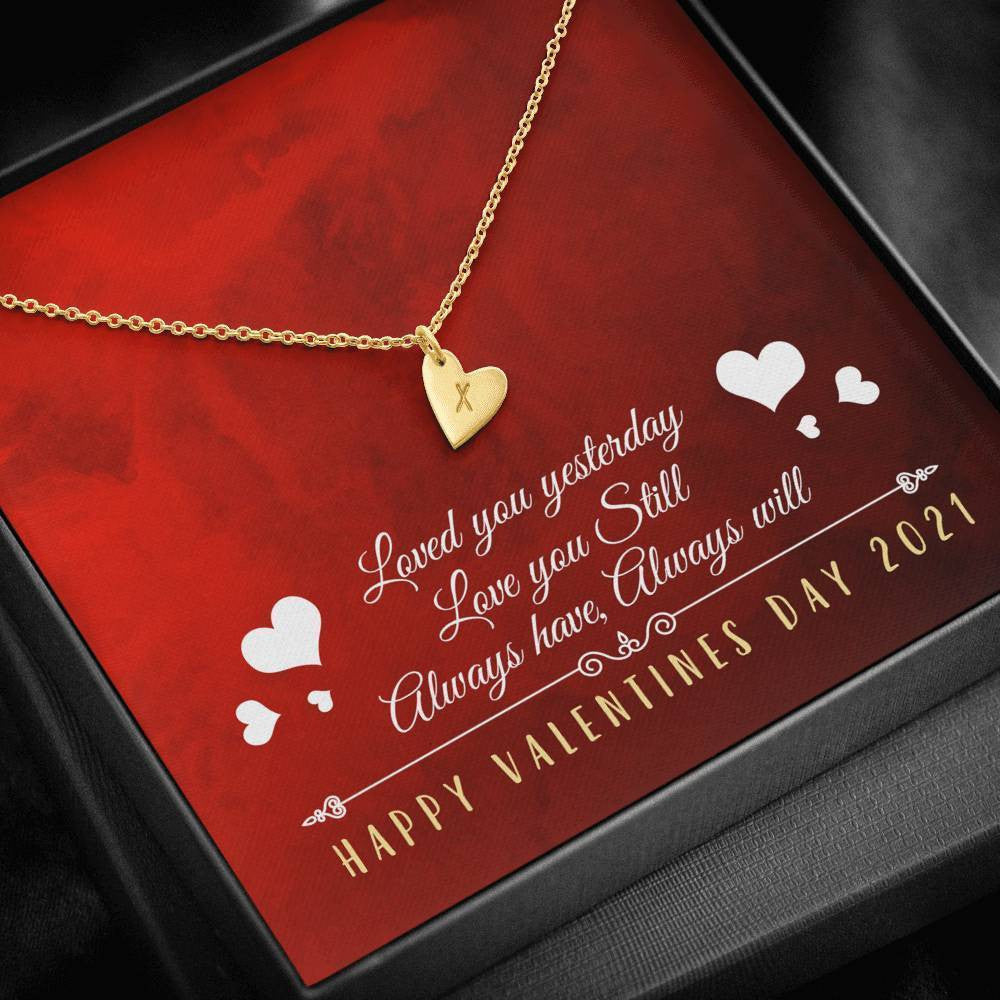 Happy Valentine Day - Always Have, Always Will - Sweetest Hearts Necklace Gift For Her