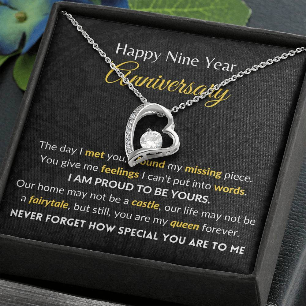 Anniversary gift for wife ,anniversary for her - Forever Love Necklace