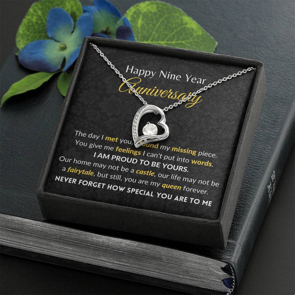 Anniversary gift for wife ,anniversary for her - Forever Love Necklace