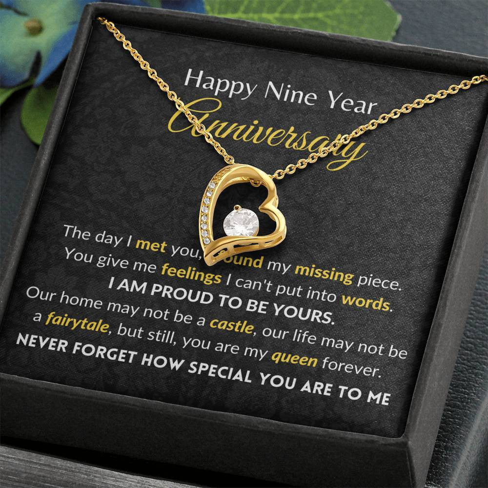 Anniversary gift for wife ,anniversary for her - Forever Love Necklace