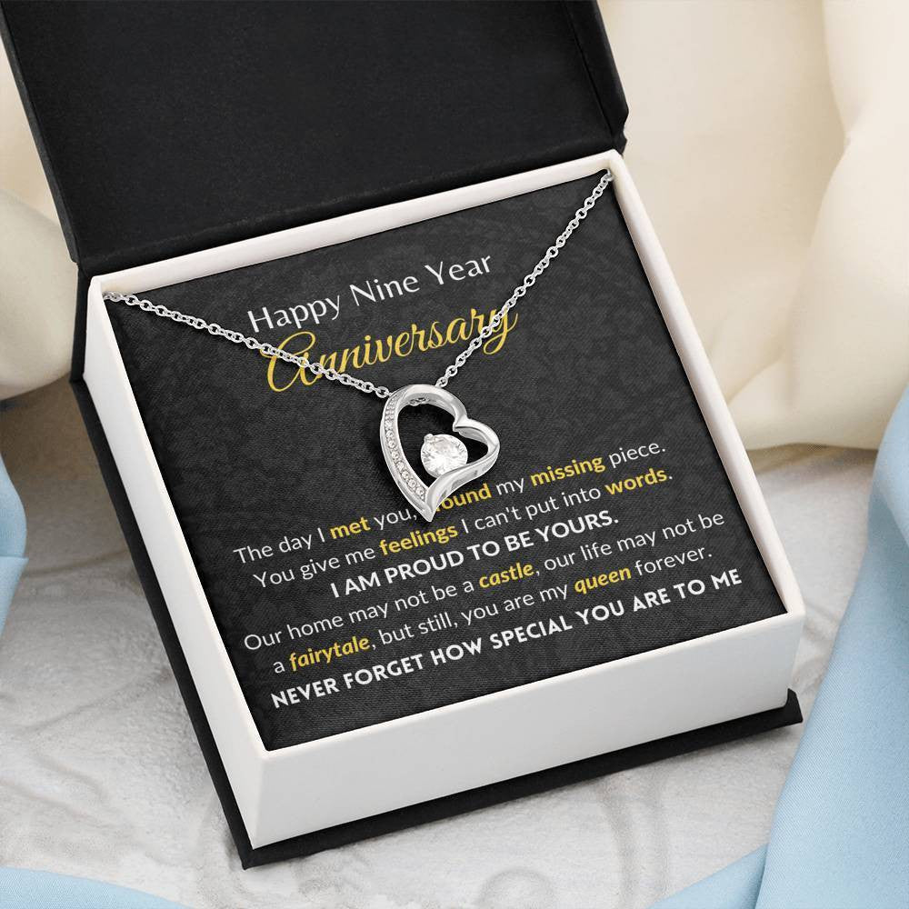 Anniversary gift for wife ,anniversary for her - Forever Love Necklace