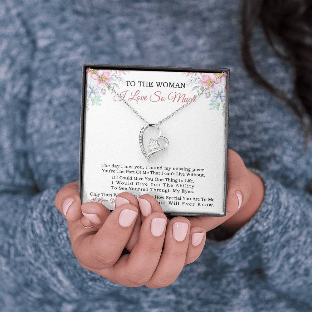 TYo The Woman I Love So Much - The Day I met You - Forever Love Necklace Gift For Her