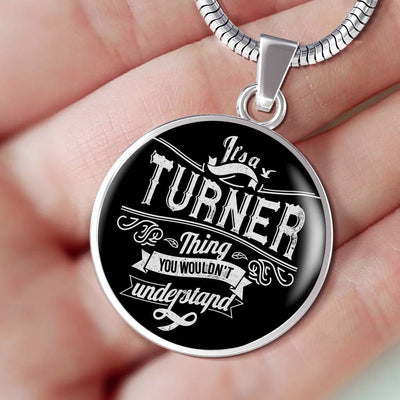 Turner Family Necklace - Luxury Circle Pendant Necklace Perfect Gift Idea For Her/Him