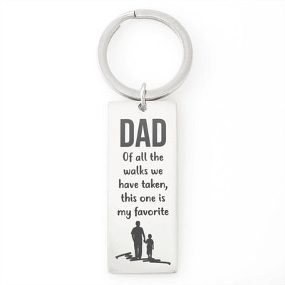Dad - This Is My Favorite Meanful Fathers Day Gift Keychain,Gift For Daddy Lover From Son Daughter