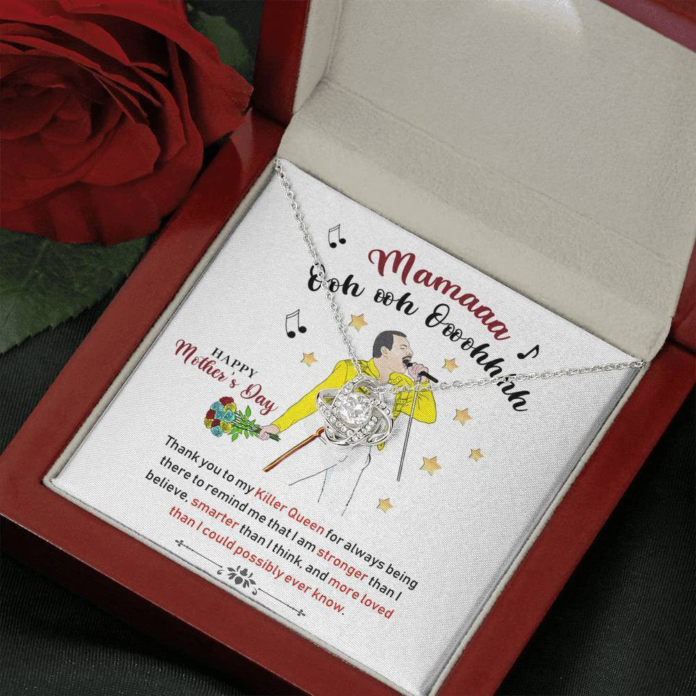 For Mom - Happy Mother's Day - Love Knot Necklace Meaningful Gifts For Mom Mami