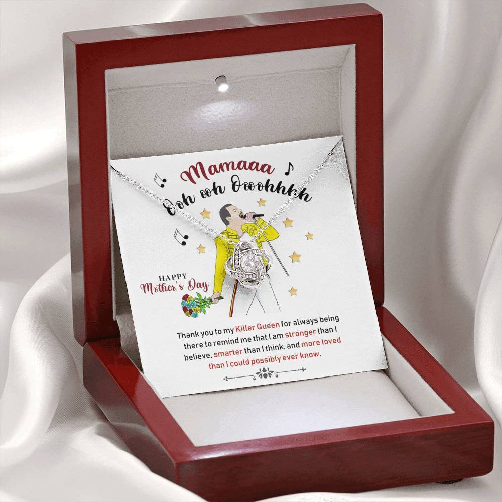 For Mom - Happy Mother's Day - Love Knot Necklace Meaningful Gifts For Mom Mami