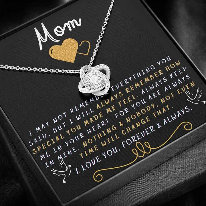 The Perfect Gift For Mommy - An Unbreakable Bond Mothers Day Love Knot Necklace