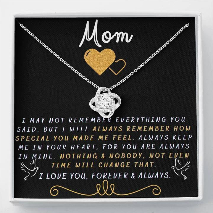 The Perfect Gift For Mommy - An Unbreakable Bond Mothers Day Love Knot Necklace