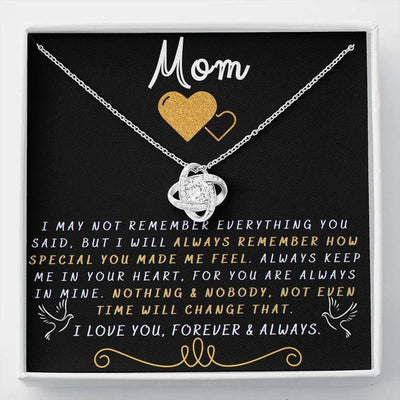 The Perfect Gift For Mommy - An Unbreakable Bond Mothers Day Love Knot Necklace