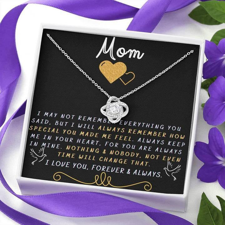 The Perfect Gift For Mommy - An Unbreakable Bond Mothers Day Love Knot Necklace
