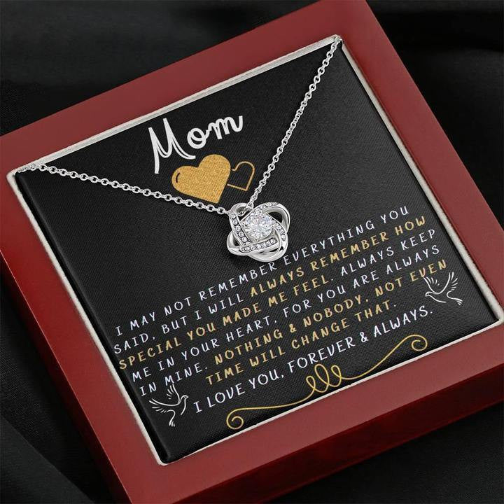 The Perfect Gift For Mommy - An Unbreakable Bond Mothers Day Love Knot Necklace