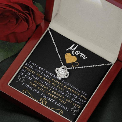 The Perfect Gift For Mommy - An Unbreakable Bond Mothers Day Love Knot Necklace