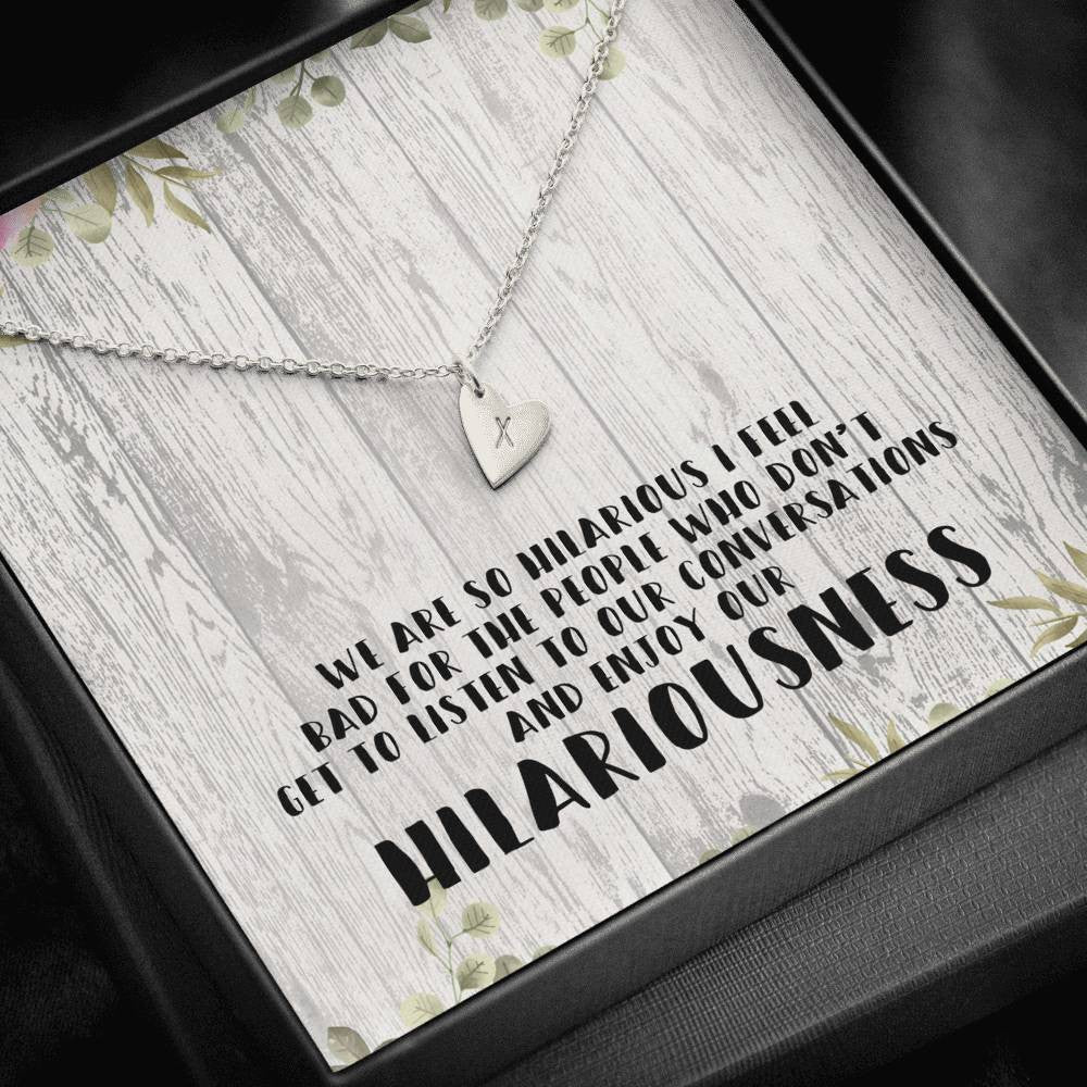Gift For Friend - Hilariousness - Sweetest Hearts Necklace Gift Idea