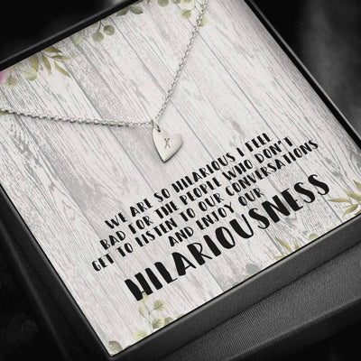 Gift For Friend - Hilariousness - Sweetest Hearts Necklace Gift Idea