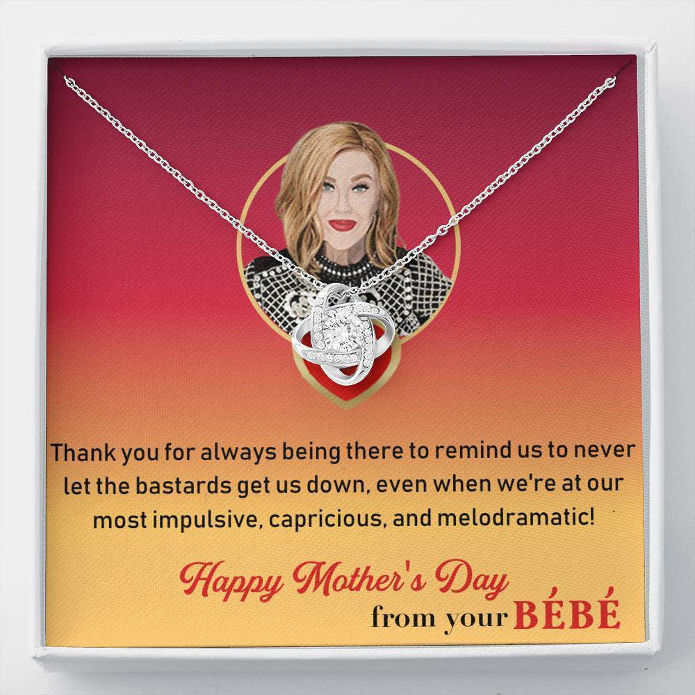 For Mom - Mother's Day Gift -Special Gift For Mom - Love Knot Necklace Gift For Her
