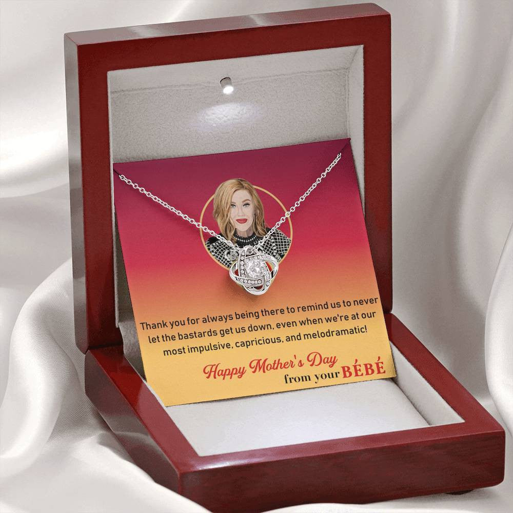 For Mom - Mother's Day Gift -Special Gift For Mom - Love Knot Necklace Gift For Her
