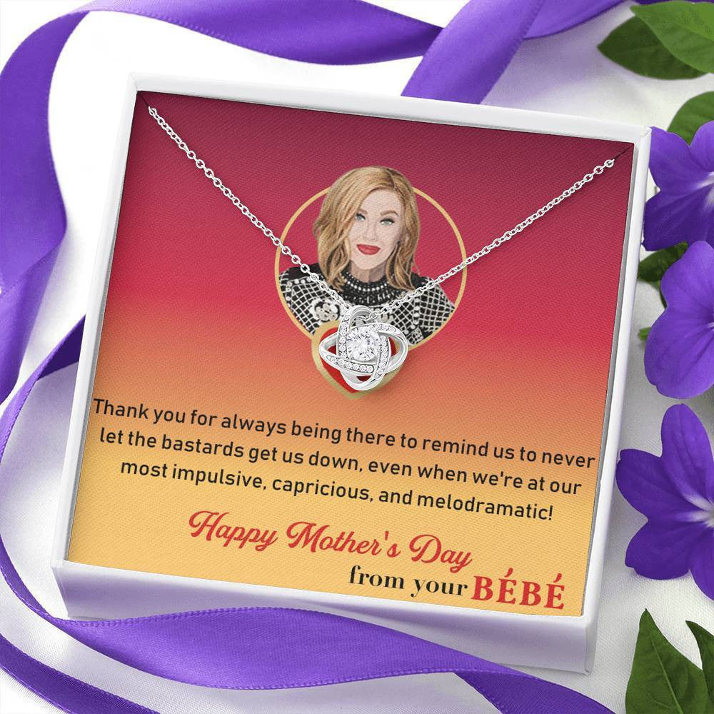 For Mom - Mother's Day Gift -Special Gift For Mom - Love Knot Necklace Gift For Her