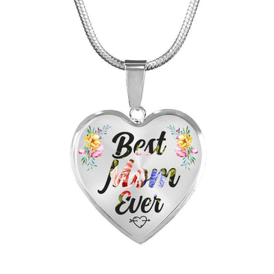 Best Mom Ever - Gift For Mother's Day - Heart Pendant Necklace