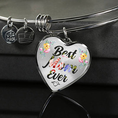 Best Mom Ever - Gift For Mother's Day - Heart Pendant Necklace